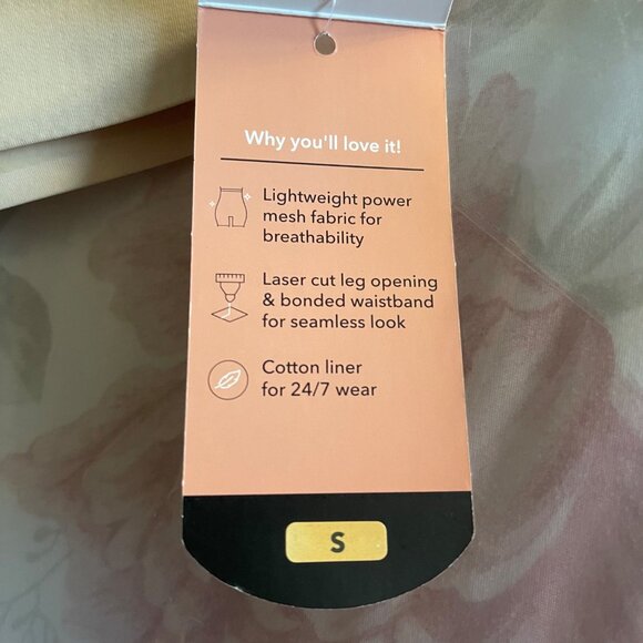 Shapermint Women’s Nude Shapewear Shorts Small High Waist Seamless Anti-Chafing - Picture 9 of 10